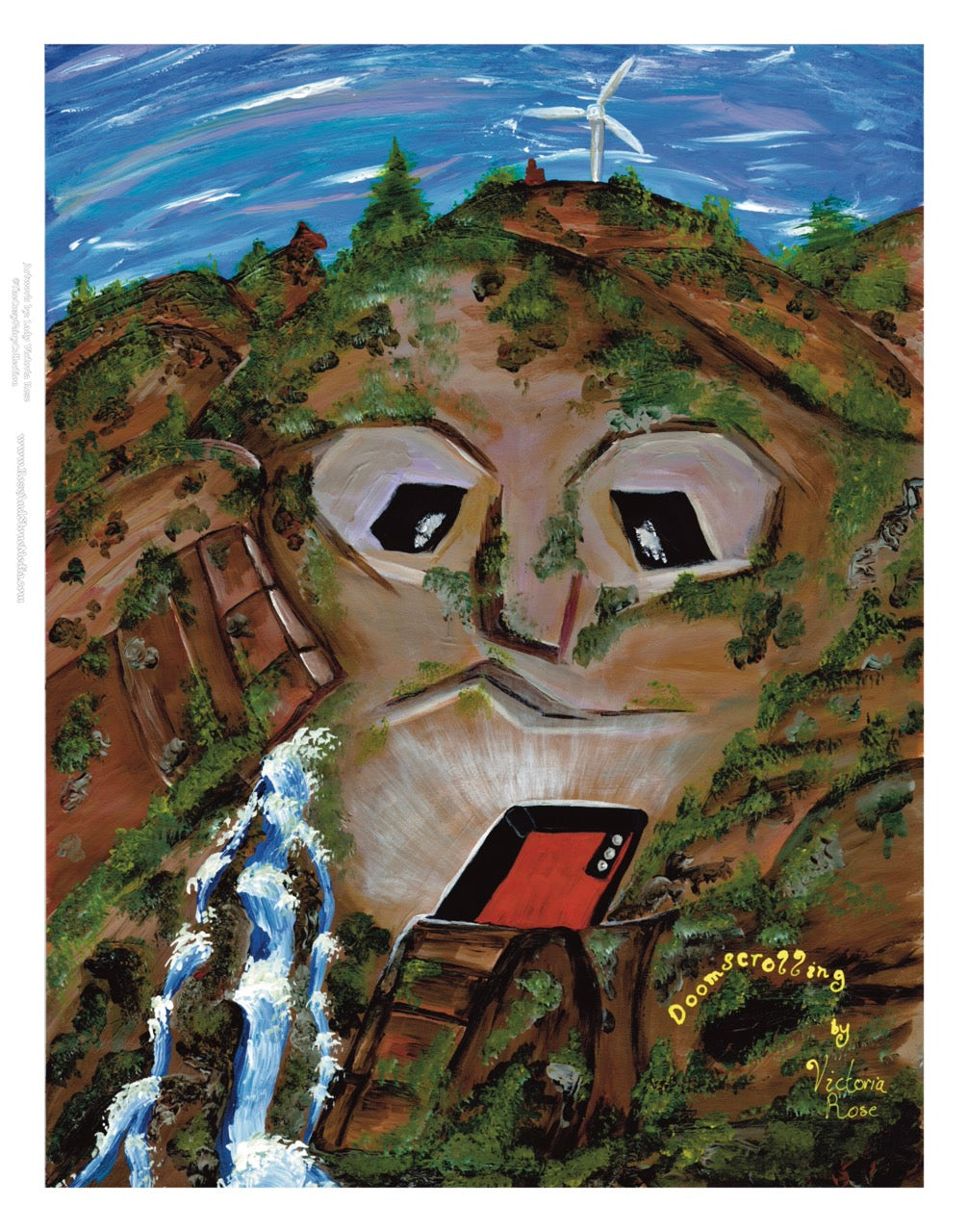 "Doomscrolling" - Giclée Art Print