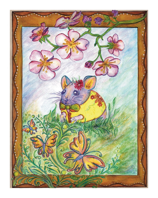 "Friendly Field Mouse" - Giclée Art Print