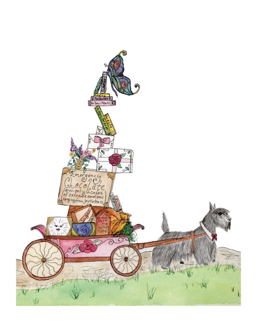 "Rupert the Shaggy Dog" - Giclée Art Print