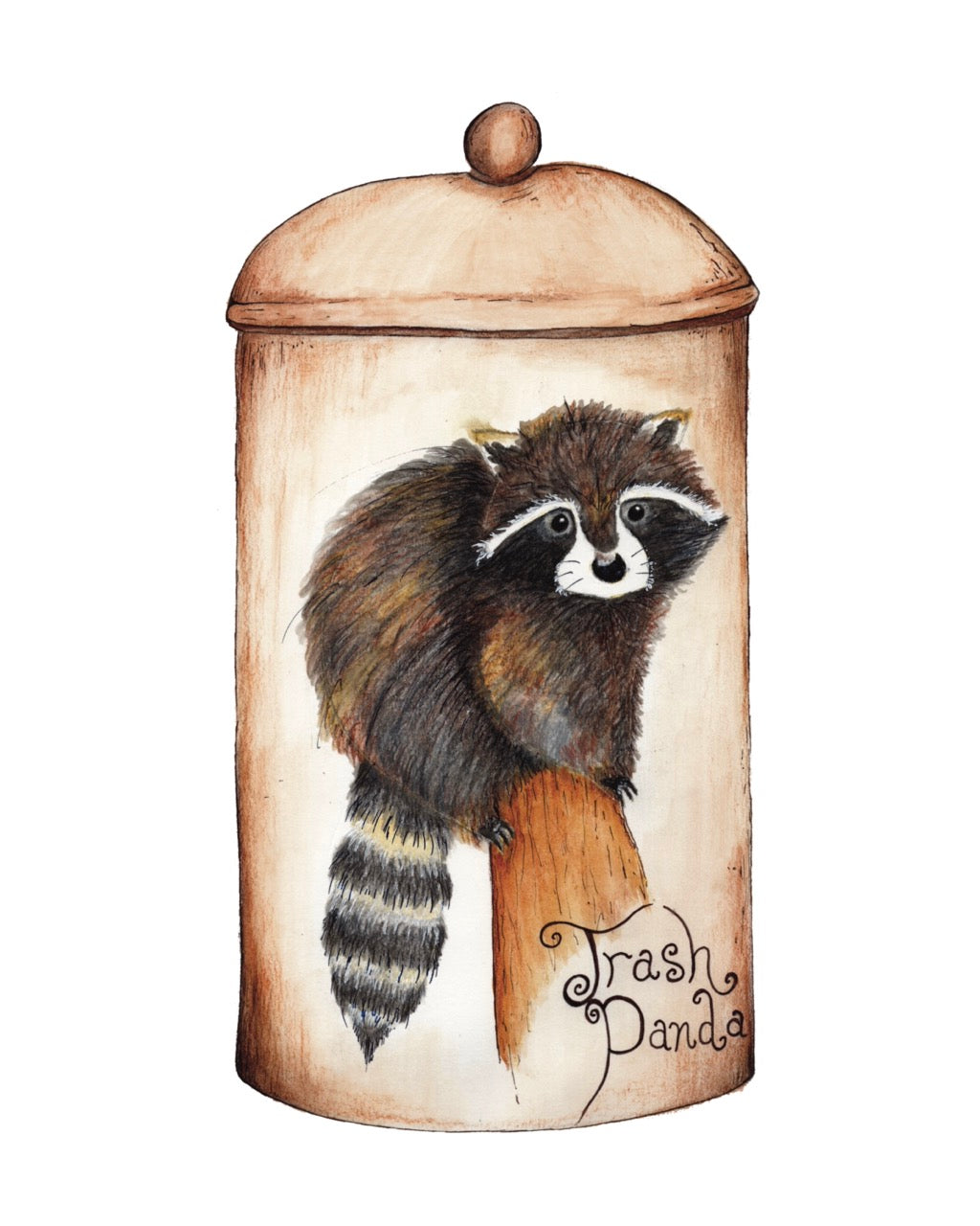 "Trash Panda" - Giclée Art Print