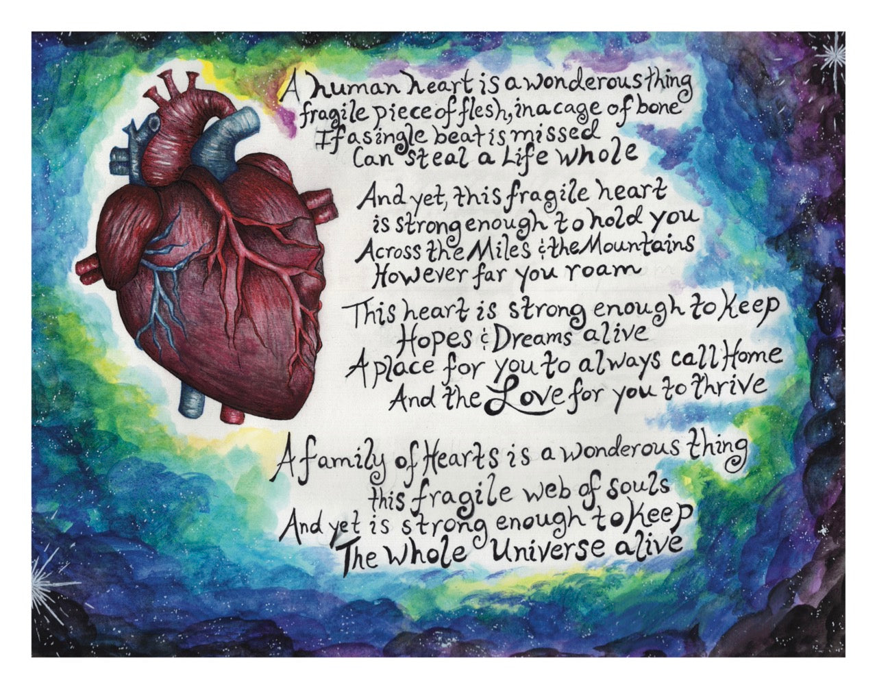 "Universe Heart" - Giclée Art Print