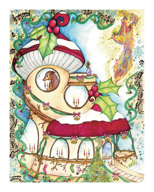 "The Eternal House in Winter" - Giclée Art Print